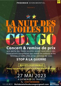 evenement La Nuit des Étoiles du Congo et d’Afrique de France