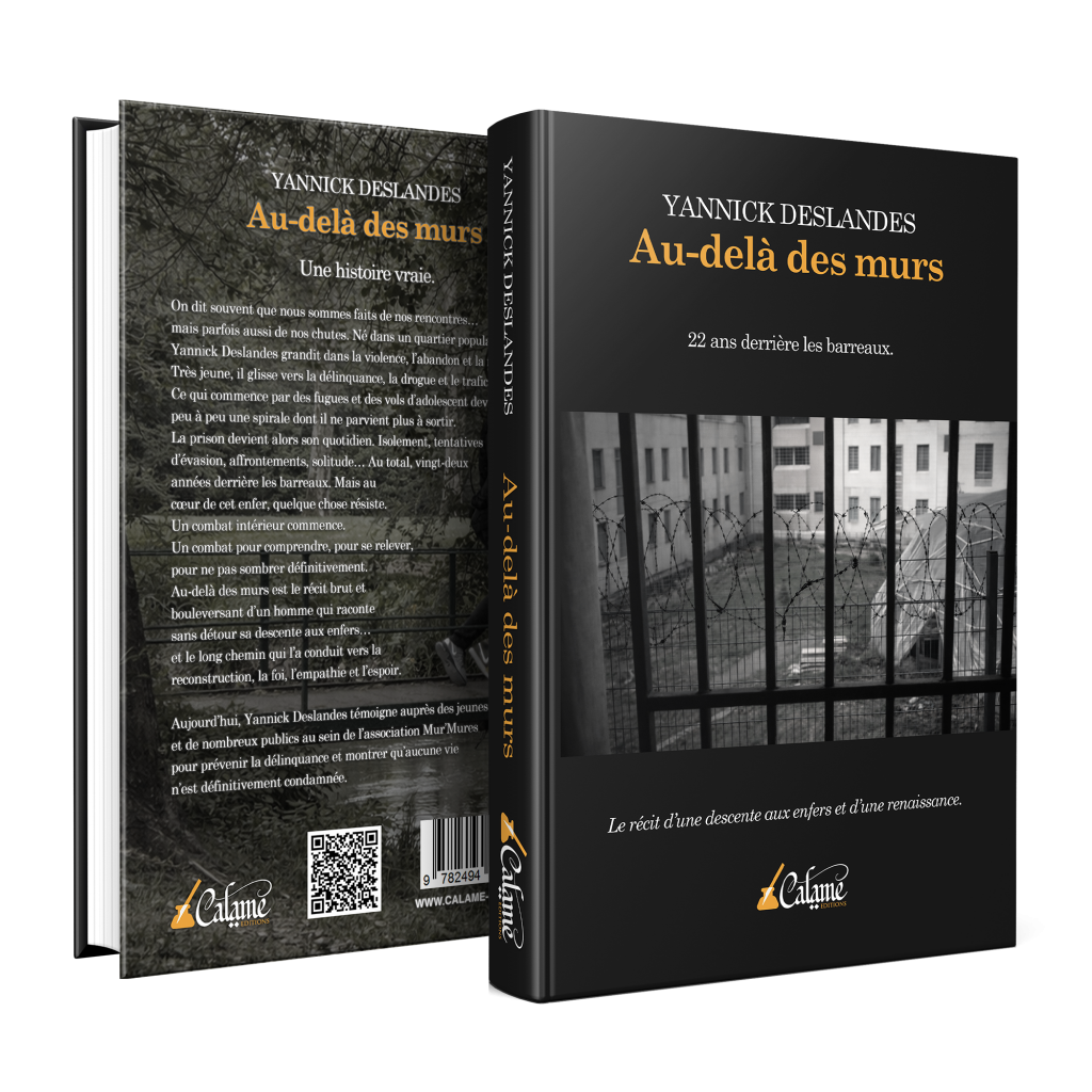 MOCKUP LIVRE - YANNICK DESLANDES Au-delà des murs