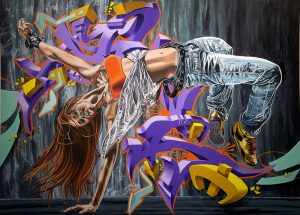 Œuvre Velocity de l'artiste Amadi (Hamadi Guella)