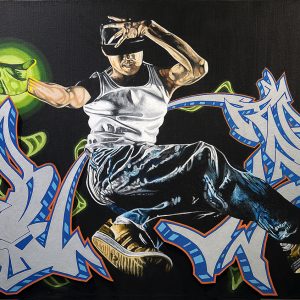 Œuvre Velocity de l'artiste Amadi (Hamadi Guella)