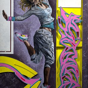 Œuvre Velocity de l'artiste Amadi (Hamadi Guella)