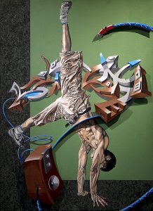 Œuvre Velocity de l'artiste Amadi (Hamadi Guella)