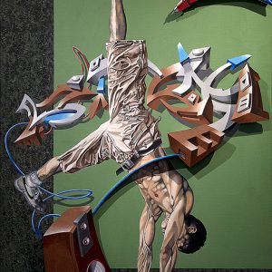 Œuvre Velocity de l'artiste Amadi (Hamadi Guella)