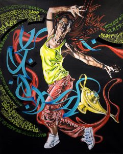 Œuvre Velocity de l'artiste Amadi (Hamadi Guella)