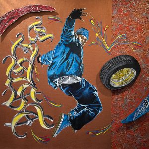 Œuvre Velocity de l'artiste Amadi (Hamadi Guella)